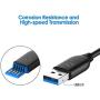 Rankie USB 3.0 Cable, Type A to Type A, 1-Pack 6 Feet