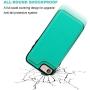 OT ONETOP iPhone 8 Wallet Case with Card Holder, iPhone 7 Case iPhone SE(2020) Wallet Premium PU Leather Kickstand Card Slots,Double Magnetic Clasp and Durable Shockproof Cover 4.7 Inch(Green)