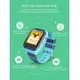 Waterproof GPS Smart Watch, Laxcido 4G Video Phone Call Real-time Tracking Camera SOS Alarm Geo-Fence Touch Screen Monitoring Health Steps Flashlight Anti-Lost GPS Tracker Watch (Pink)
