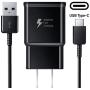Adaptive Fast Charger 15W Power (Wall Charger + Type C USB Cable) Compatible with Samsung Galaxy S8 / S8+ / S9 / S9+ / S10e / S10 / S10+ / Note8 / Note 9 /