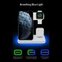 Wireless Charger,Any Warphone 3 in 1 Wireless Charging Stand for Latest Airpods iPhone and iWatch, Wireless Compatible for iPhone 11/11 Pro Max/X/XS Max/8 Apple Watch Charger 5 4 3 2 1 Airpods 3 2 1