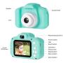 Vbepos Kids Camera, Digital Video Camera Toys for 3-12 Year Old Boys Girls, 1080P HD Action Camera Toddler Recorder Gift with 32GB SD Card for Indoor Outdoor Party Games, Green