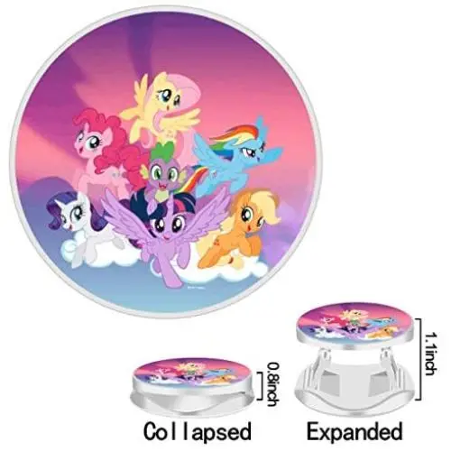 Cell Phone Finger Stand Holder, My Little Pony Mane six on Clouds Grip Foldable Phone Mount Expanding Kickstand Compatible with All Tablets and Smartphones Cell Phone Finger Stand Holder, My Little Pony Mane six on Clouds Grip Foldable Phone Mount Expanding Kickstand Compatible with All Tablets and Smartphones