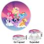 Cell Phone Finger Stand Holder, My Little Pony Mane six on Clouds Grip Foldable Phone Mount Expanding Kickstand Compatible with All Tablets and Smartphones