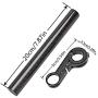 LYDshop Lucid Bike Handlebar Extender, Aluminum Alloy Bicycle Handlebar Extension Double Clamp Bike Bracket Bicycle Accessories for Holding Flashlight Speedometer GPS Phone Mount Holder