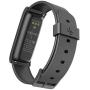MyKronoz ZeFit4 Fitness Activity Tracker with Color Touchscreen & Smart Notifications - Black/Black