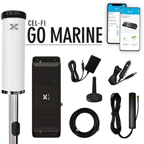 Cel-Fi GO Marine | Mobile Cellular Signal Booster for Commercial vessles, Leisure and Fishing Boats | Approved for use on All Major US Carriers