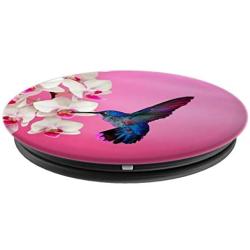 Hummingbird Flower Pop Up Hand Grip,Cell Phone Button Holder PopSockets Grip and Stand for Phones and Tablets