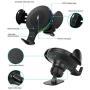 Wireless Car Charger Mount, KNGUVTH Auto Clamping Car Wireless Charger 10W 7.5W Qi Fast Charging Car Phone Holder Air Vent Compatible with iPhone 11 Pro Max Xs X XR 8+, Samsung S10 S10+ S9 S9+ S8 S8+ 