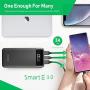 Portable Charger USB C 10000mAh Power Bank, Charmast Slim 5V 3A Battery Pack, Cell Phone Charger Compatible with iPhone, Samsung, Google Pixel 2, Samsung Galaxy S8 / S8 Plus,Huawei,Tablets, More