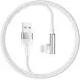 iPhone Charger Cable SHARLLEN 90 Degree Durable Lightning Cable 5Pack (3/3/6/6/10ft) Fast Charging Data Sync Transfer Right Angle iPhone Cord Compatible iPhone 11/XS/Max/XR/X/8/8P/7/7P/6/6S/iPad White
