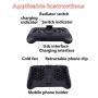 MeterMall Game Controller Mobile Phone Radiator Multifunction Handle Radiator 2000 mAh Mobile Power Supply with Bracket White with light (English packaging) Game Accessories