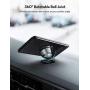 Magnetic Phone Car Mount, RAVPower Phone Holder for Car, Car Cellphone Holder, Magnetic Mount, Compatible with iPhone 11 Pro XS Max XR X 8 7 Plus Galaxy S10 S9, Note 10, LG G8 Thinq, Pixel 3 XL, Black