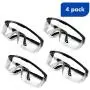 DJM Daily Safety Goggles with Universal Fit, Safety Glasses with Clear, Fog-Free, Anti-spittle, Anti Scratch and UV Protection Coated Lenses, Spectacles for Eye Protection DJM Daily Safety Goggles with Universal Fit, Safety Glasses with Clear, Fog-Free, Anti-spittle, Anti Scratch and UV Protection Coated Lenses, Spectacles for Eye Protection