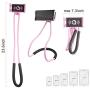 NCElec Neck Cell Phone Holder for Desk Bed,Bike and Motorcycle Phone Mount,Universal Lazy Bracket Mobile Phone Stand Holder (Pink)