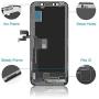 for iPhone X Screen Replacement OLED 5.8 inch with 3D Touch Screen Display Digitizer Assembly Set for A1865,A1901,A1902 w/Repair Tools Kit+ Waterproof Frame Adhesive Sticker+Screen Tempered Protector