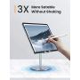 Cell Phone Stand for Desk, Upgraded Stable iPad Stand All Aluminum Alloy, LISEN Angle Height Adjustable Phone Stand Universal Phone Holder for Desk for 4.7"-12.9" Phones,Tablet,Nintendo Switch,Kindle