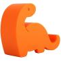Plinrise Animal Desk Phone Stand, Update Dinosaur Silicone Office Phone Holder, Creative Phone Tablet Stand Mounts, Size:1.3" X 3.0" X 2.7" (Orange)