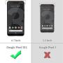 X-level Google Pixel 3 XL Case, Mobile Phone Case [Guardian Series] Soft TPU Matte Finish Slim Fit Ultra Thin Light Protective Cell Phone Back Cover for Google Pixel 3 XL-Black