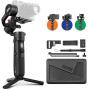 Zhiyun Crane M2 Crane-M2 Gimbal [Official Dealer], 3 Axis Handheld Gimbal for Mirrorless Cameras/Smartphone/Action Cameras for Sony A6000/A6300/A6400/A6500/Canon M6/G7 X Mark II, for GoPro Hero 7/6/5