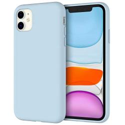 JETech Silicone Case for Apple iPhone 11 (2019) 6.1-Inch, Silky-Soft Touch Full-Body Protective Case, Shockproof Cover with Microfiber Lining (Blue)