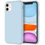 JETech Silicone Case for Apple iPhone 11 (2019) 6.1-Inch, Silky-Soft Touch Full-Body Protective Case, Shockproof Cover with Microfiber Lining (Blue)