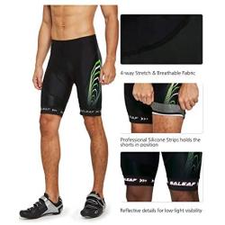BALEAF Mens Cycling Shorts Padded Bike Riding Bicycle Pants Quick Dry Tights UPF 50+