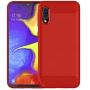 Muokctm Samsung Galaxy A10E Case, with Tempered Glass Screen Protector, Slim Soft TPU Protective Rubber Bumper Case Cover for Samsung Galaxy A10E Phone (Red)