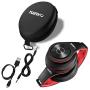 Bluetooth Headphones,Tuinyo Over Ear Stereo Wireless Headset 35H Playtime with Deep Bass,Soft Memory-Protein Earmuffs,Built-in Mic Wired Mode PC/Cell Phones