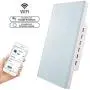 Jinvoo WiFi Smart Wall Touch Light Switch, Smart Phone Remote Control, Compatible with iOS and Android, with Alexa Echo and Google Assistant, ETL Certified(2 Gang) Jinvoo WiFi Smart Wall Touch Light Switch, Smart Phone Remote Control, Compatible with iOS and Android, with Alexa Echo and Google Assistant, ETL Certified(2 Gang)