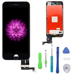 FFtopu iPhone 7 Plus Screen Replacement Black 5.5, LCD Display and 3D Touch Screen Digitizer Replacement Full Assembly for iPhone 7 Plus Screen with Repair Tool Kit