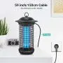 Sahara Sailor Bug Zapper for Outdoor and Indoor, 4000V Electric Weaherproof Pest Control Mosquito Zappers Killer Trap, Electronic Fly Insect Trap for Home, Garden, Backyard, Patio Sahara Sailor Bug Zapper for Outdoor and Indoor, 4000V Electric Weaherproof Pest Control Mosquito Zappers Killer Trap, Electronic Fly Insect Trap for Home, Garden, Backyard, Patio