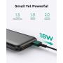 AUKEY Portable Charger 10000mAh PD 3.0 QC 3.0 USB C Power Bank, Tri-Output Battery Pack Compatible with iPhone 11/11 Pro/Xs/XS Max/XR, Samsung Galaxy Note9