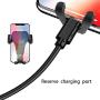 Ebow Air Vent Phone Holder Gravity Reaction Car Mobile Phone Holder Clip Type Air Vent Monut for All GPS Smart Phone (Black)