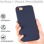 Miracase iPhone SE Case(2020),iPhone 8 case,iPhone 7 Silicone Case Gel Rubber Full Body Protection Shockproof Cover Case Drop Protection for Apple iPhone 9/ iPhone 8/ iPhone 7(4.7")(Navy Blue)