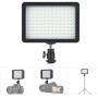 Vbestlife 160 LED Video Light with Cold Shoe, 5600K CRI85+ Dimmable Light Digital Camera Fill Light for Nikon Sony Canon with Three Color Patches