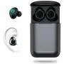 Newmsnr i9 Plus Mini in-Ear Bluetooth 5.0 Earphones,2020 Spuer Comfortable&Lightweight Wireless Earbuds,Touch Control Noise Cancelling Waterproof IPX7 Headset with Mic (Lucky-Gun Black)