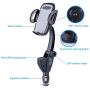 Car Phone Mount Car Phone Holder GPS Car Mount Cell Phone Cradle Mount with Dual USB 3.1A Car Charger Adapter for 3.5-6 Inch Smartphone