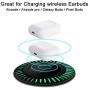 Any Warphone Qi-Certified 10W Max Wireless Charging Pad with QC3.0 AC Adapter, Compatible with iPhone SE 2020/11/11 Pro/11 Pro Max/XR/XS/X/8,Samsung Galaxy S20/Note 10/S10/S9,AirPods Pro