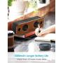 AOMAIS Life Bluetooth Speaker, 30W Loud Home Party Wireless Bluetooth Speakers, 2 Woofers&2 Tweeters for Super Bass Stereo Sound,TWS and 100Ft Bluetooth V5.0,12-Hour Playtime Subwoofer, Imitation Wood
