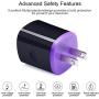 Type C Phone Charger, AndHot USB Wall Adapter Plug + 6ft C Charger Cable Compatible with LG Stylo 5 4 G8 G7 V50 V40 V35 ThinQ Q7 Plus V30 V20 G6 G5, Samsung Galaxy A50 10E A20 A80, OnePlus 7 Pro 6T 5