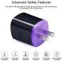 Type C, Wall Charger, Car Charger, AndHot USB Charging Block Plug+ 2PC Fast USB C Cable 6ft for Samsung Galaxy Note 10 S20+ S10 S9 A50 A10E A20E A51 A20S A01, LG Stylo 5 6, Moto G8 G7, Google Pixel 3a