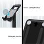 Foldable Cell Phone Stand for Desk - Angle Height Adjustable Desktop Phone Stand for iPhone 11 10 Pro X Xr Xs Max 7 8 Plus Samsung All Smartphones iPad Kindle Tablet, Extensible Holder & Heavy Base