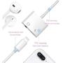 Headphone Adapter for iPhone 11 pro 3.5mm Jack Car Charger AUX Converter Splitter Charge & Audio Adapters Cables 2 in 1 for iPhone 11/11 Pro/8/8Plus/7/7Plus/X/10/Xs/Xs Max Dongle Earphone Adaptor