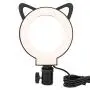 Qiilu LED Dimmable Right Fill Light, 3000-6000K Floor Lamp for Selfie Live Stream Makeup Qiilu LED Dimmable Right Fill Light, 3000-6000K Floor Lamp for Selfie Live Stream Makeup