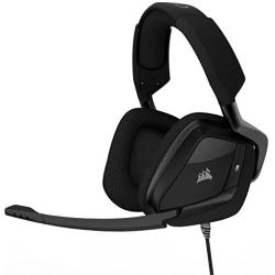 CORSAIR VOID PRO SURROUND Gaming Headset - Dolby 7.1 Surround Sound Headphones for PC - Works with Xbox One, PS4, Nintendo Switch, iOS and Android - Carbon (Renewed)