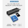 SmartQ C307 USB 3.0 Portable Card Reader for SD, SDHC, SDXC, MicroSD, MicroSDHC, MicroSDXC, with Advanced All-in-One Design