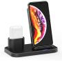 BEACOO Angle Adjustable Wireless Charger, 2 in 1 Fast Wireless Charging Stand Compatible with iPhone & Airpods Dock for iPhone 11/11 pro maxX XS XR Xs Max 8 8 Plus Airpods 1/2(Not fit Airpods Pro)