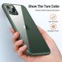 TORRAS Diamonds Clear iPhone 11 Pro Max Case, [Anti-Yellow][Fully Protective] Slim Fit Shockproof Hard Plastic Back & Soft Silicone Bumper Phone Case Designed for iPhone 11 Pro Max,Midnight Green