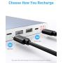 Yoobao 20000mAh Power Bank Mobile Phone Charger External Battery Pack Battery Backup Cell Phone (Dual Input, Dual USB Output) Compatible iPhone 11 Xs Xr X 8 7 Plus, iPad, Samsung and More - Blue